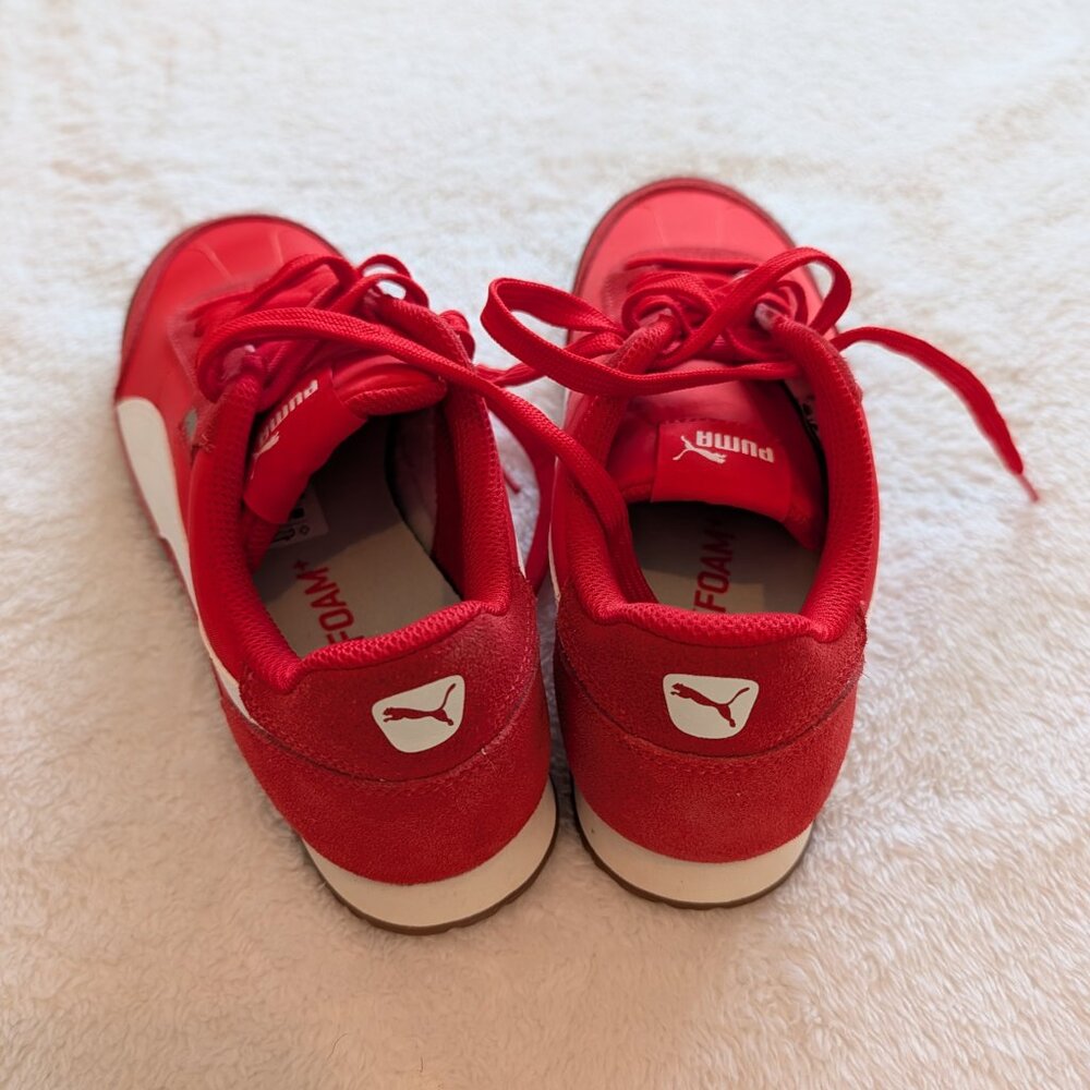 Brand New Red Puma Sneakers Women's Size 7.5 - Picture 3 of 5